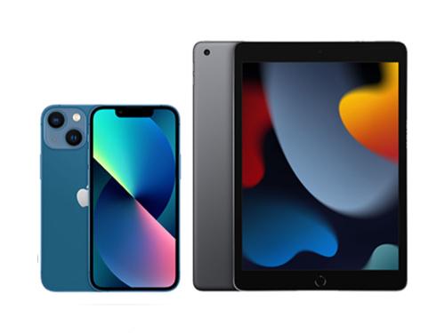 Apple iPhone 13 mini with iPad (2021)