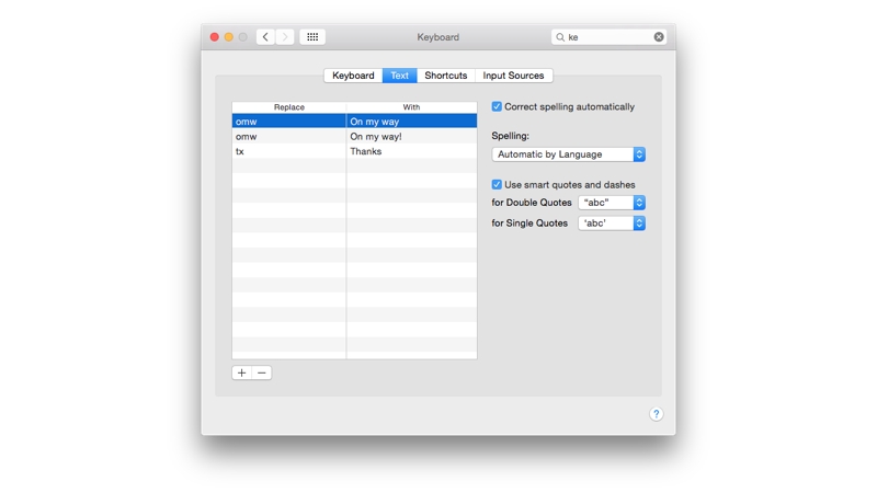 How to turn off autocorrect in OS X