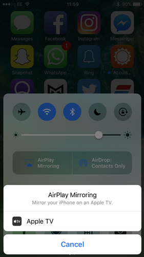 ios safari airplay