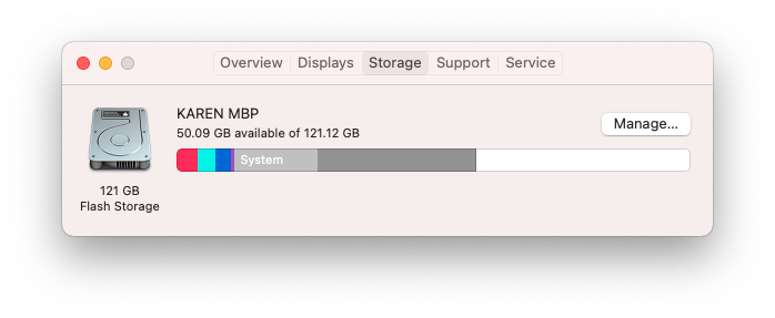 Storage Mac