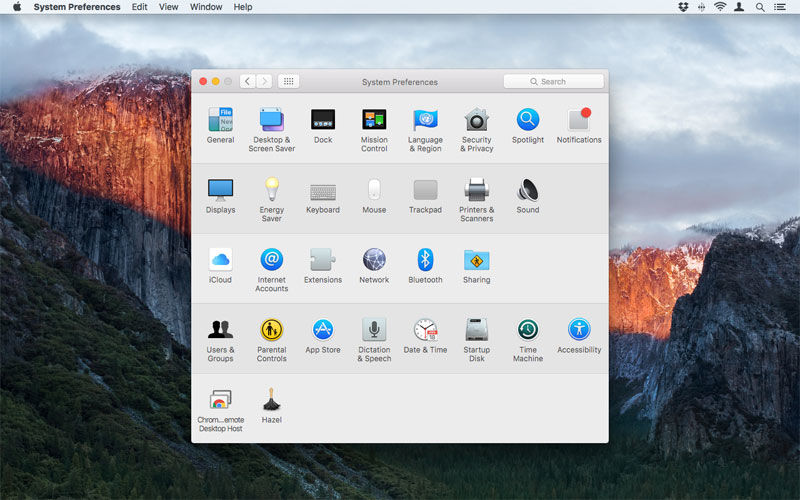 mac system preferences icon