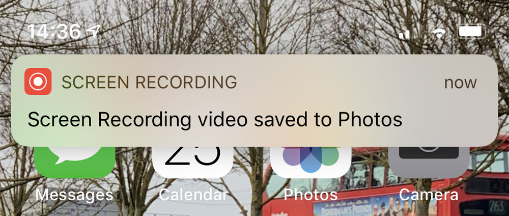 How to record screen on iPhone: Video saved to Photos