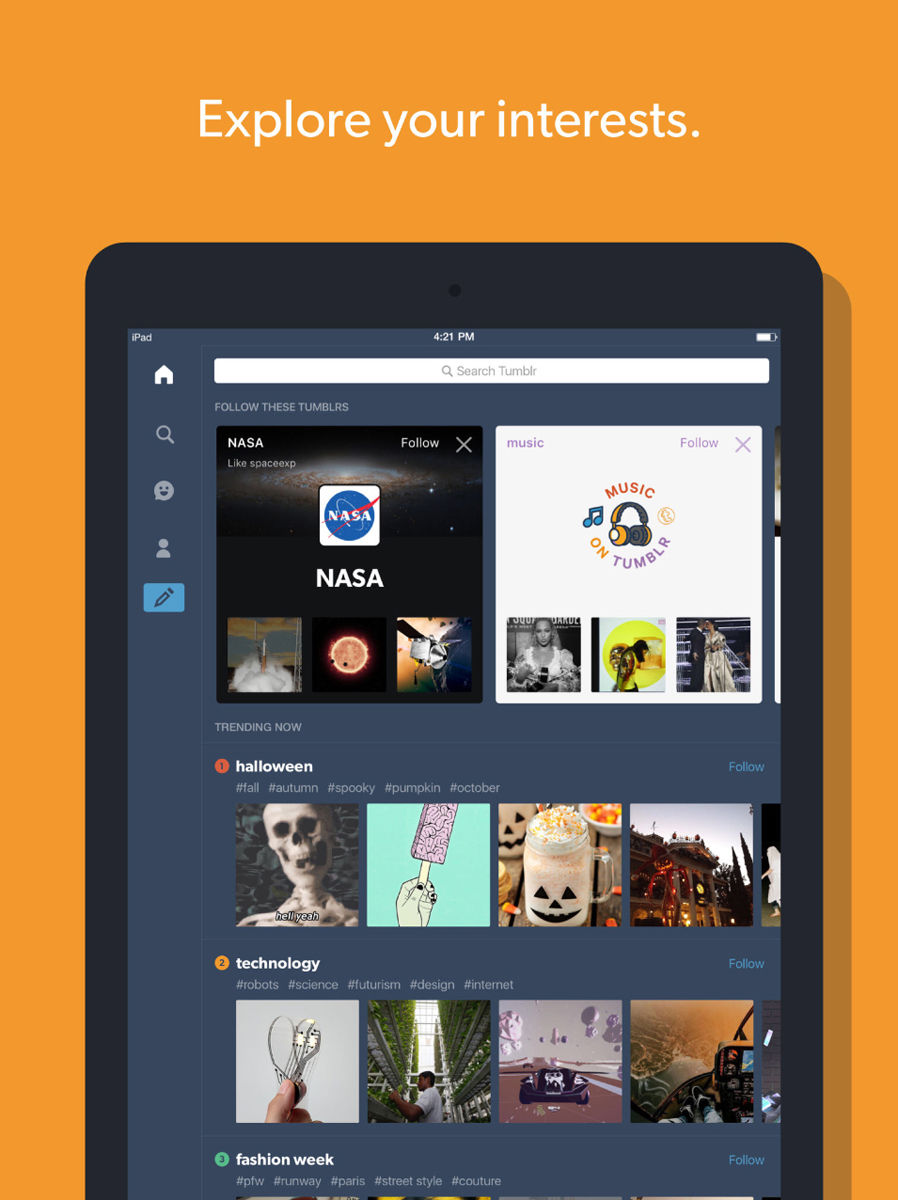 Best free iPad apps: Tumblr