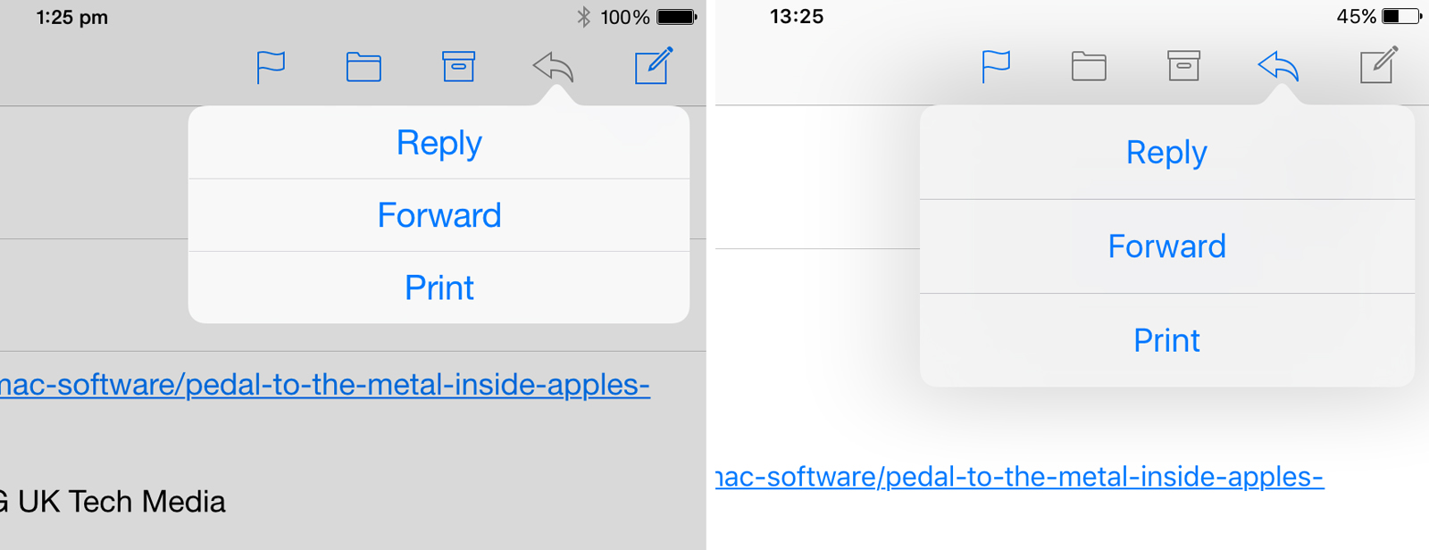 iOS 9 launch: Comparison between system fonts in iOS 8 and iOS 9