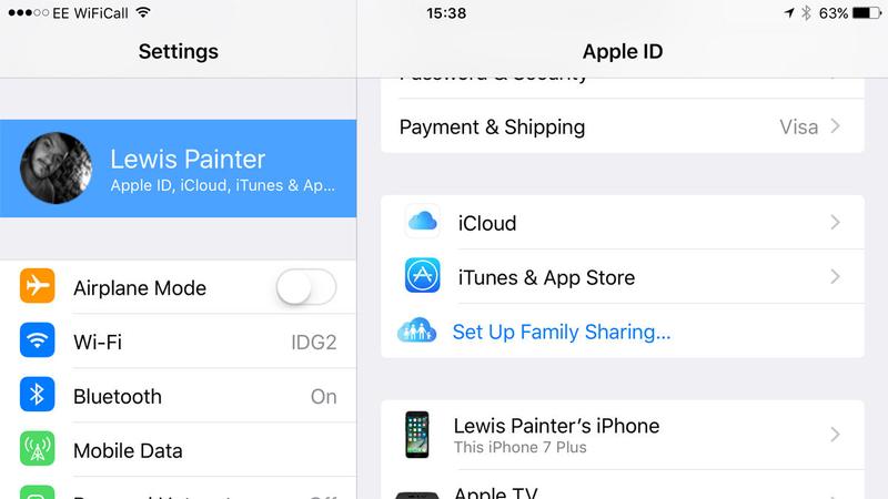 How to set up Family Sharing on iPhone: Settings