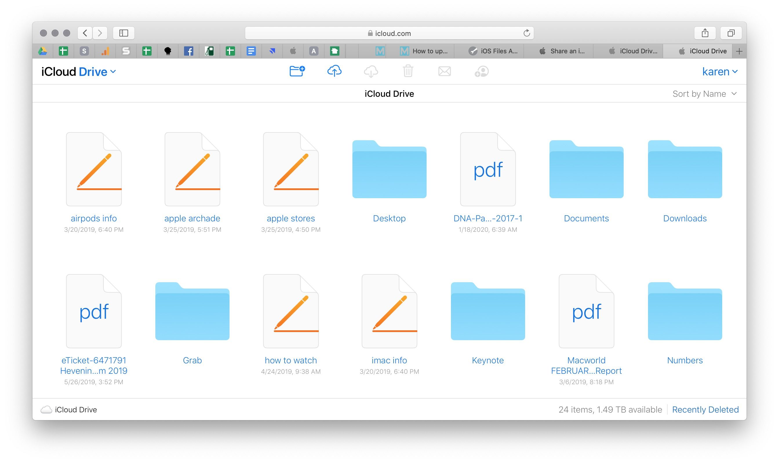 how to download data from icloud to mac