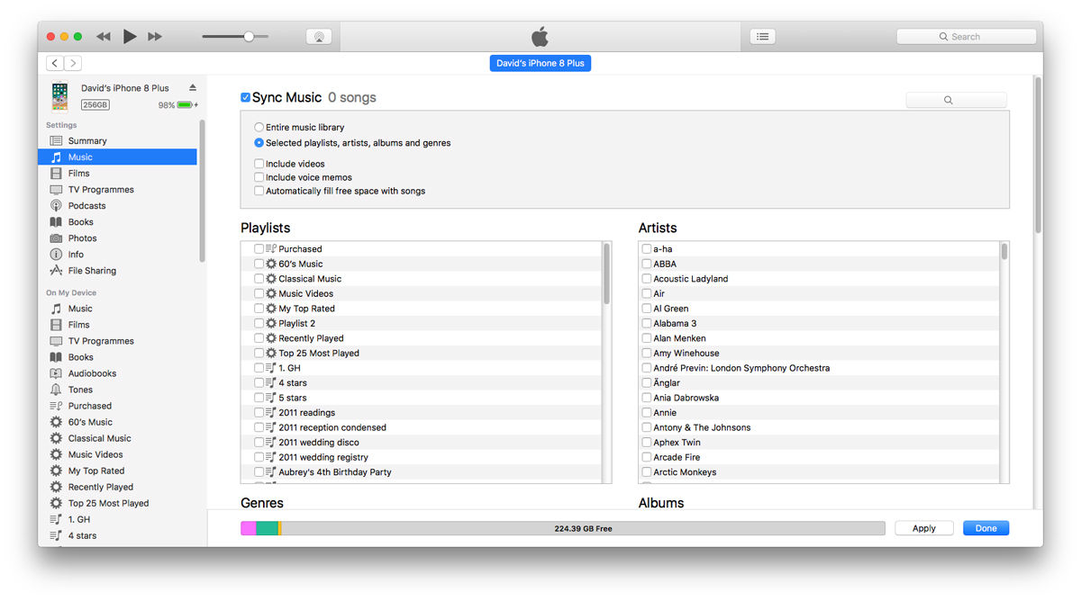 Comment supprimer de la musique sur un iPhone : iTunes