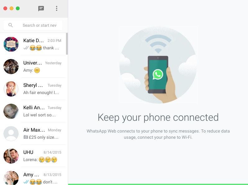 update safari to use whatsapp web