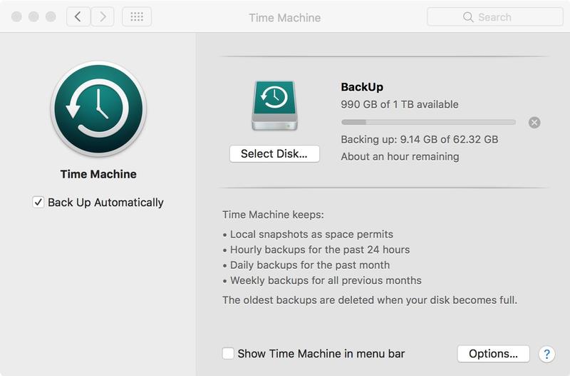 How to use Time Machine to back up a Mac