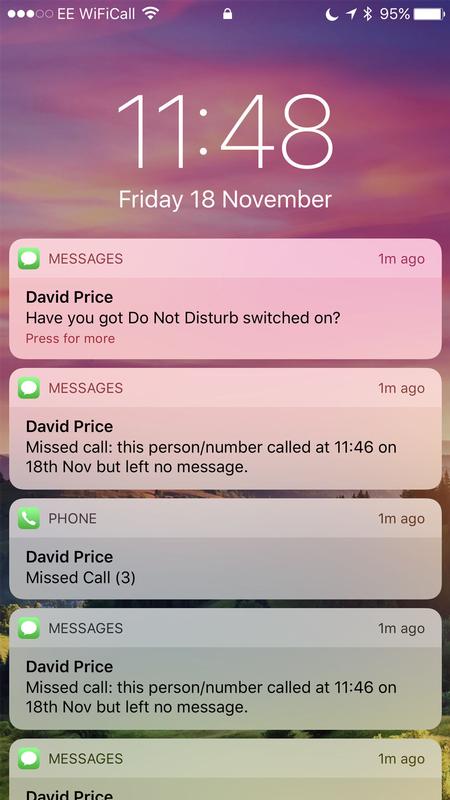 How to tell if someone's iPhone is on Do Not Disturb mode: Notifications