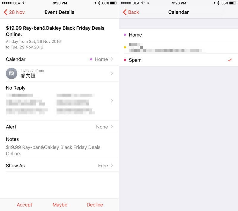 How To Decline ICloud Calendar Events In Secret And Block Future Alerts