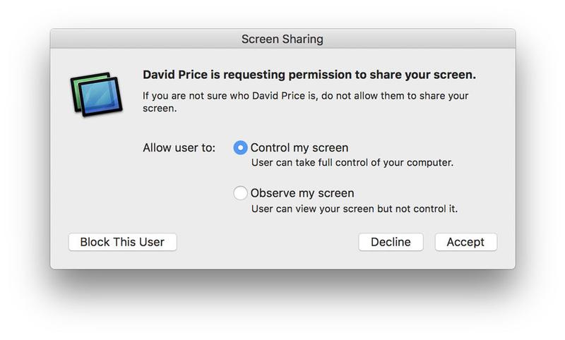 How to share screens on Mac, iPad & iPhone: Mac Screen Sharing