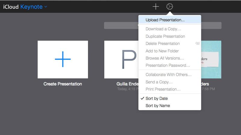 how to edit a keynote presentation