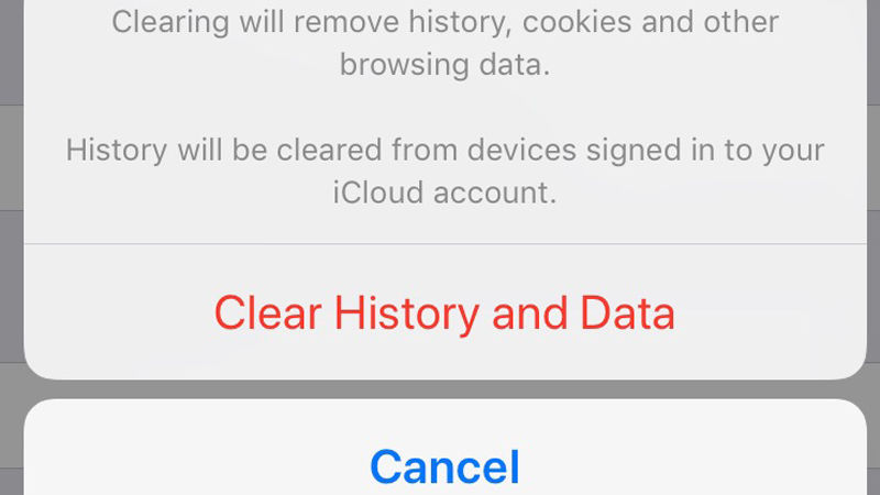 How to speed up Safari: Clear data