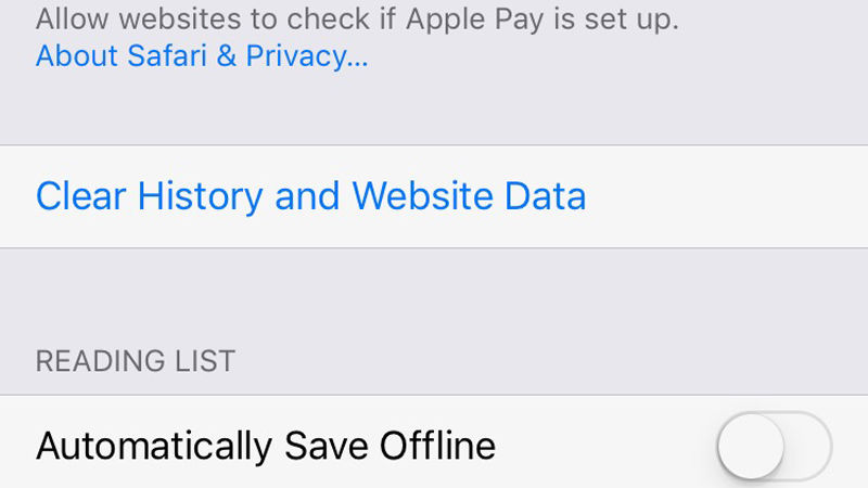 How to speed up Safari: Clear data