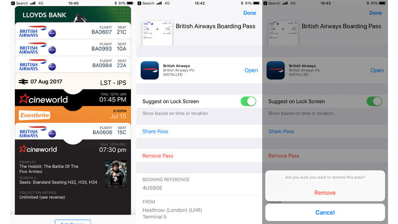 How To Delete Passes And Cards From Apple Wallet Macworld