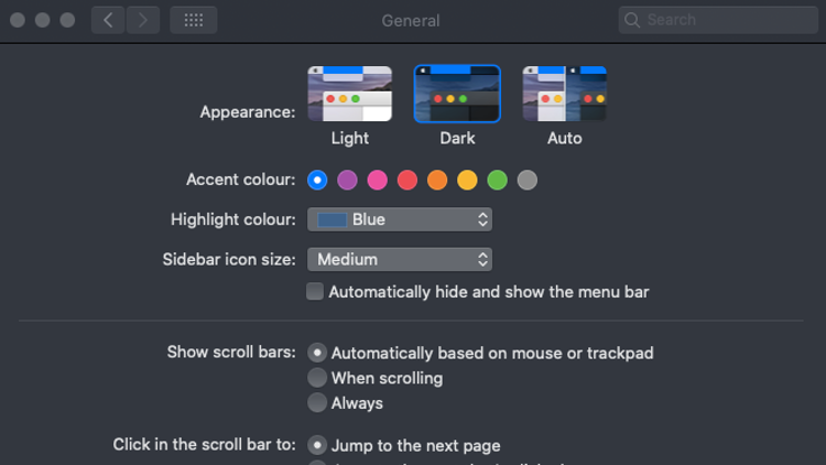 How to use Dark Mode on Mac: System Preferences