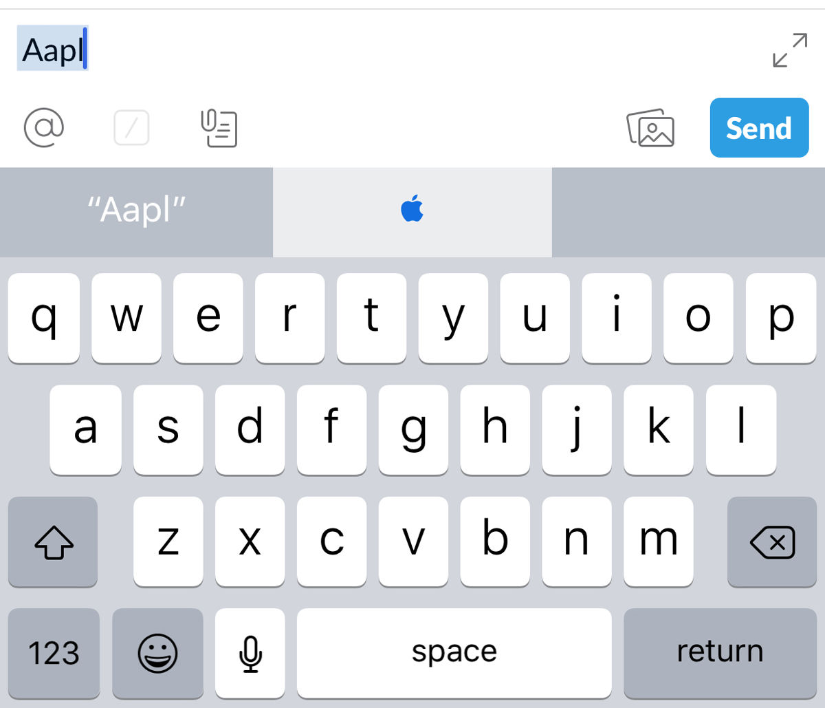 How to type the Apple logo on iPhone or iPad: Text replacement