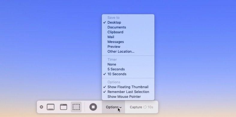 How to change where screenshots are saved on a Mac