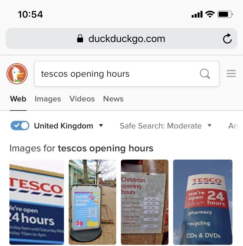 Use DuckDuckGo