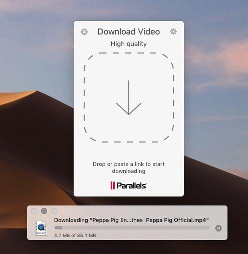 Downloading YouTube video Mac