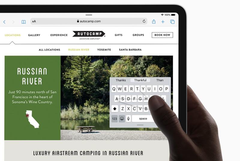iPadOS release date & new features: Swipe typing