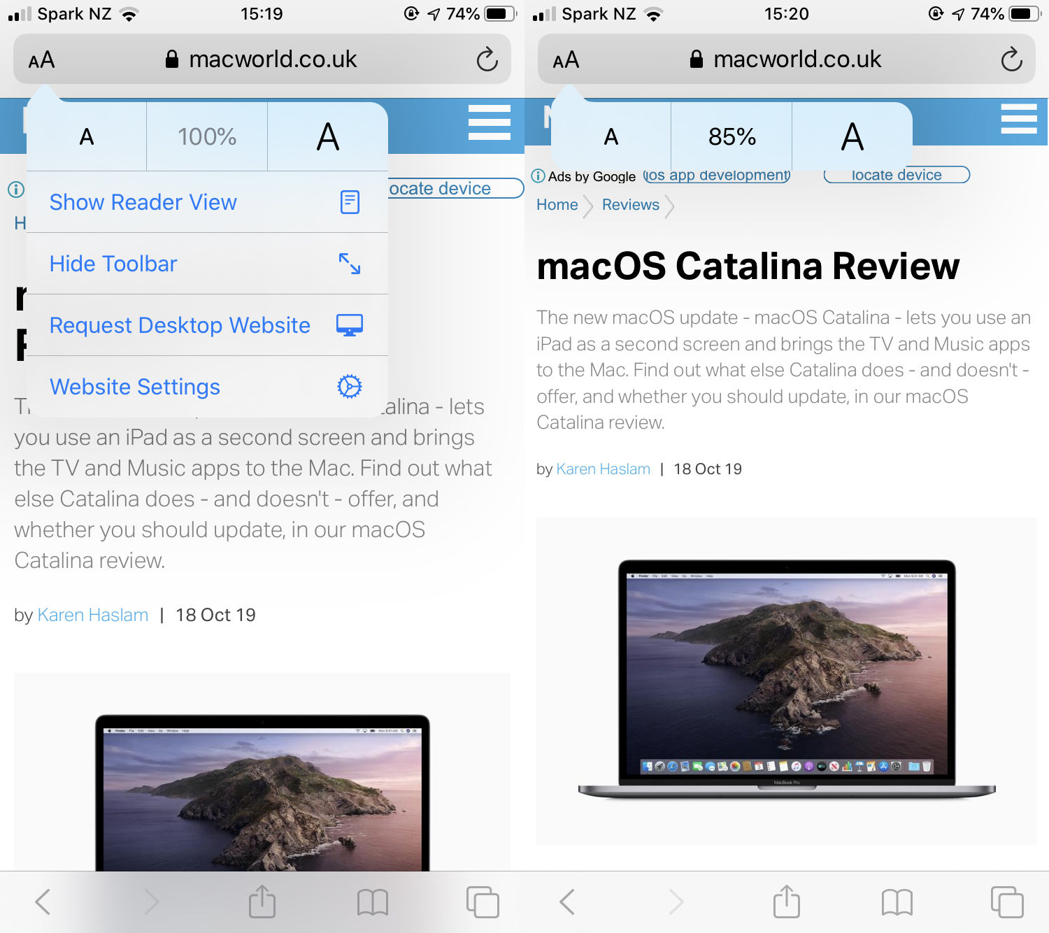 WhatFont iOS 8 Extension Identifies Fonts in Safari - MacStories