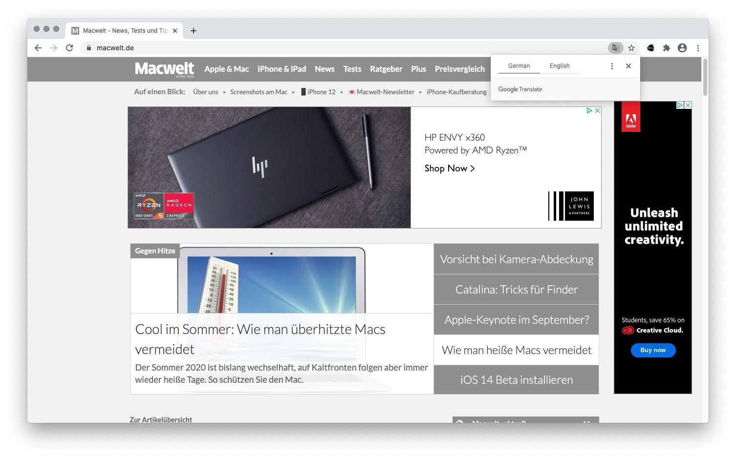 How To Translate Webpages On Mac, iPhone And iPad | Macworld