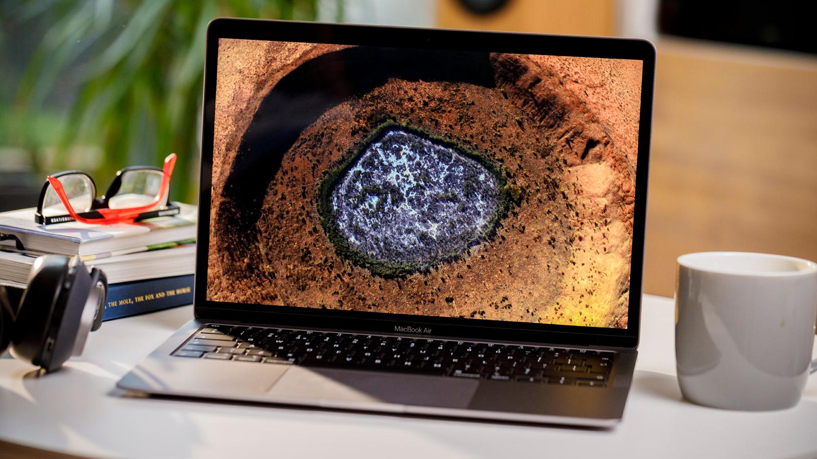 M1 MacBook Air on a desk