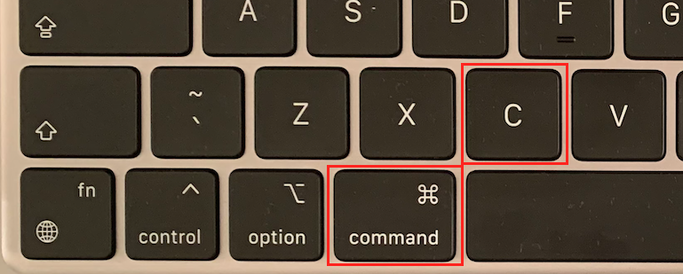 command key on pc keyboard