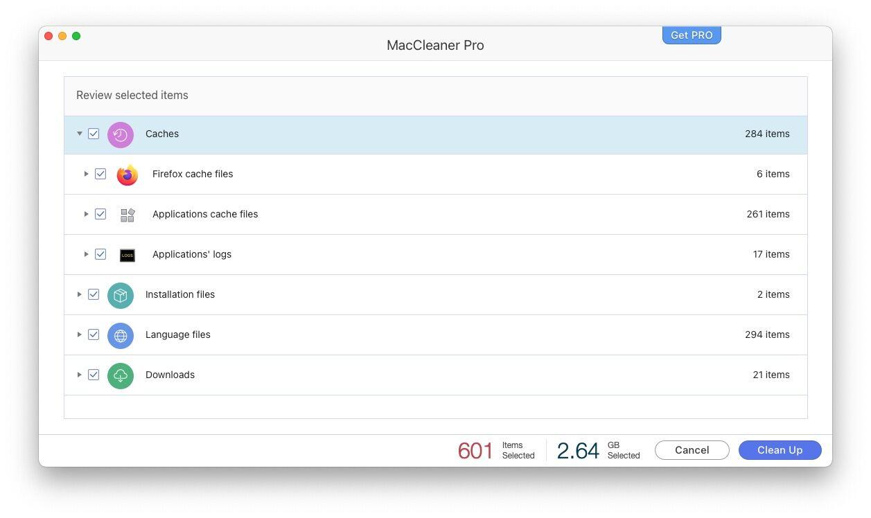 How to delete cache with MacCleaner