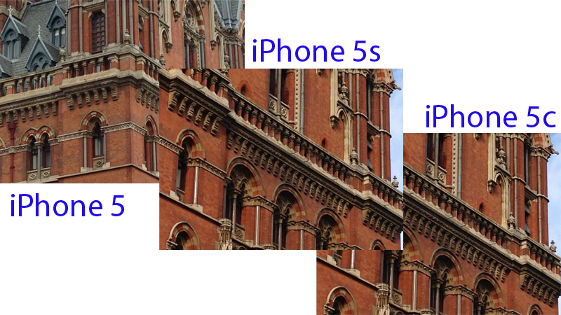 Comparing zoomed in iPhone photos