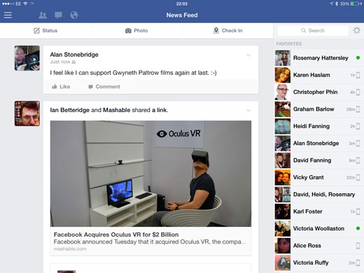 Facebook for iOS review  Macworld