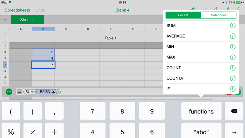 difference between microsoft excel and apple numbers