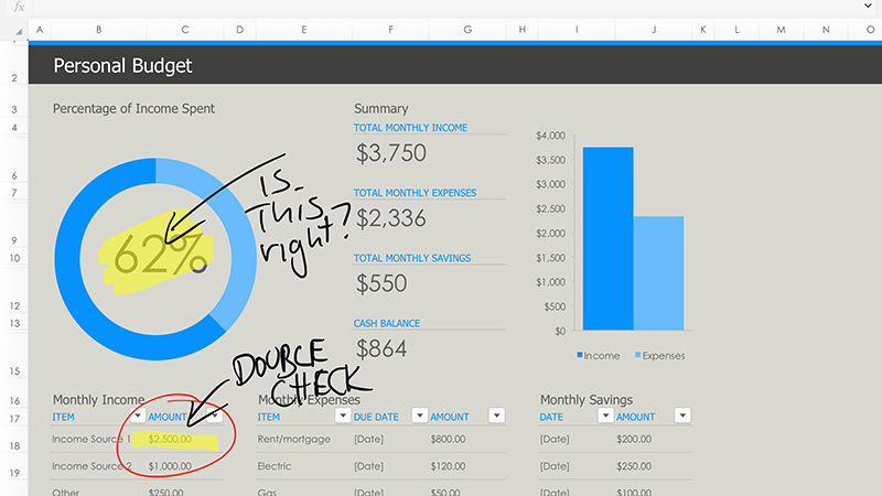 Microsoft Excel (for iPad) Review