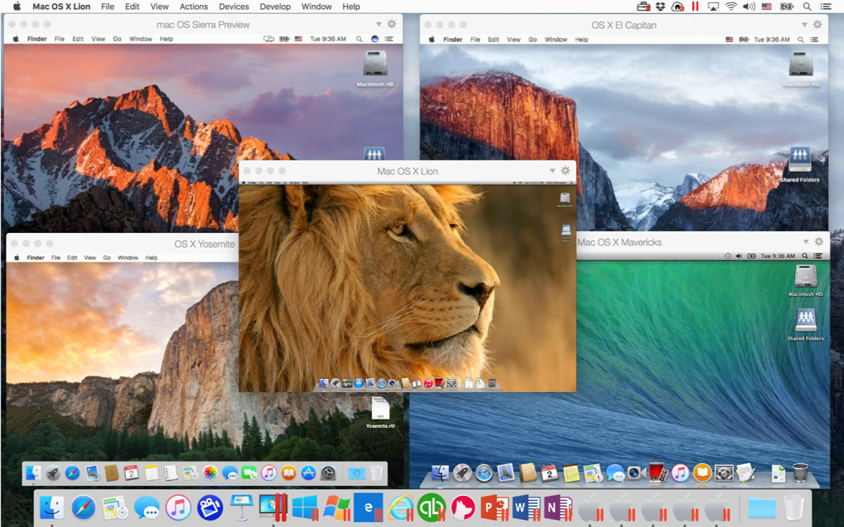 Parallels Desktop 15 for Mac review: Older versions of Mac OS X and macOS