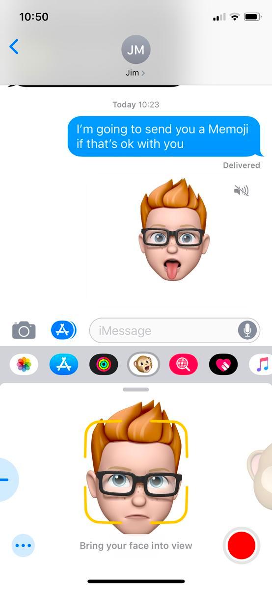 Customise your Animoji