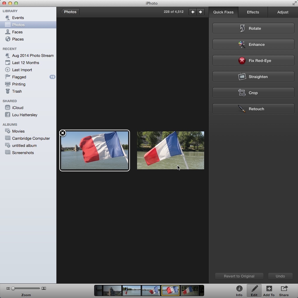 Edit multiple images at once