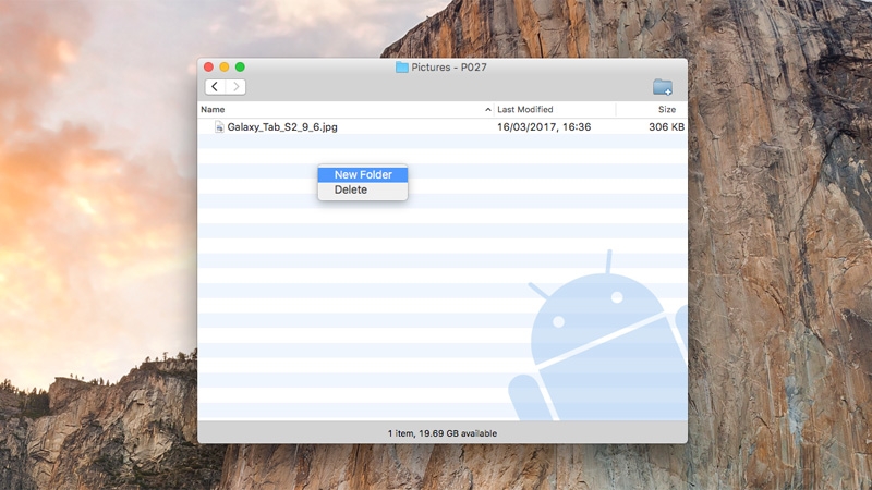 Create new folders