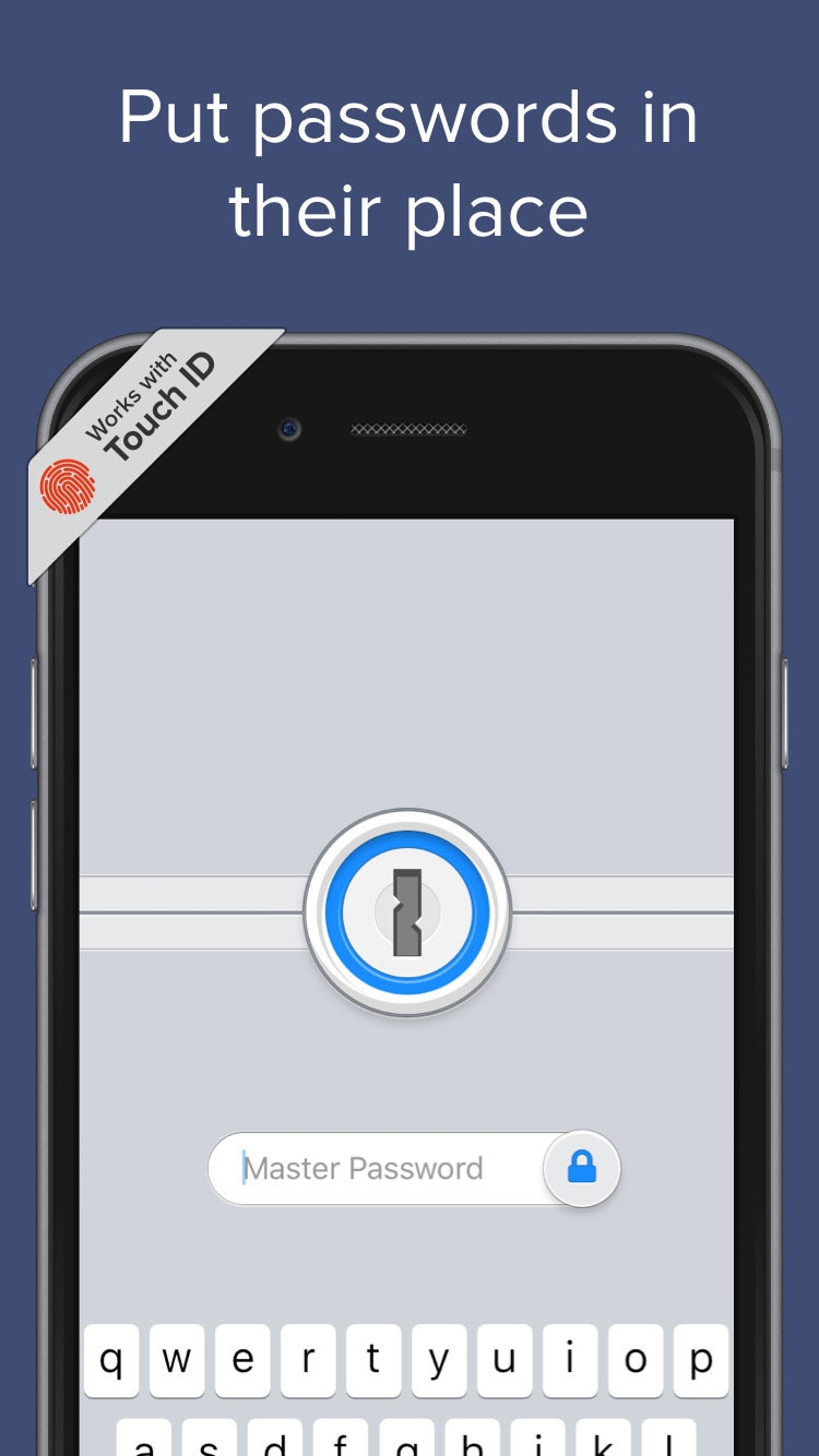 Apps that use Touch ID: 1Password