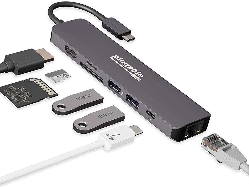 UGREEN Dual USB-C Hub USB3.0 Card Reader Compatible With MacBook