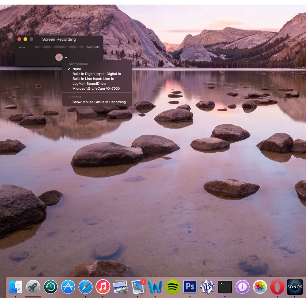 Record your display and create screencasts on a Mac