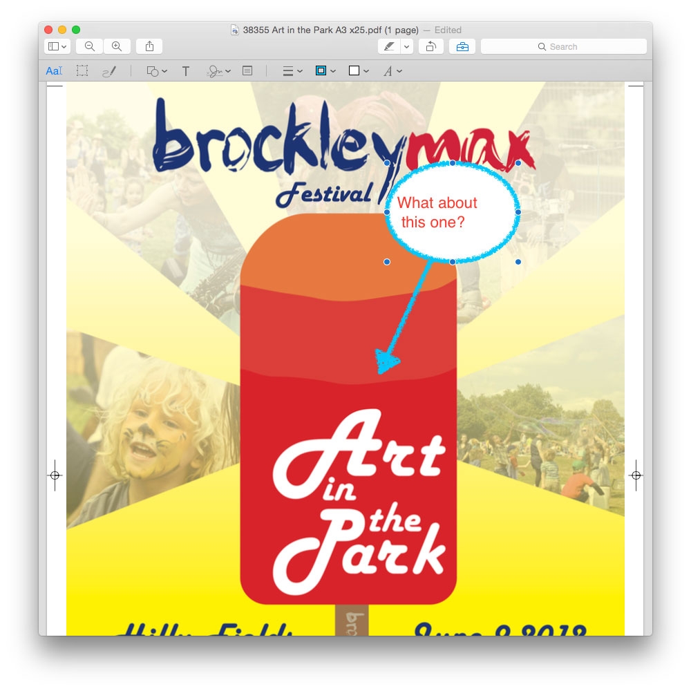 Annotate images and documents on a Mac