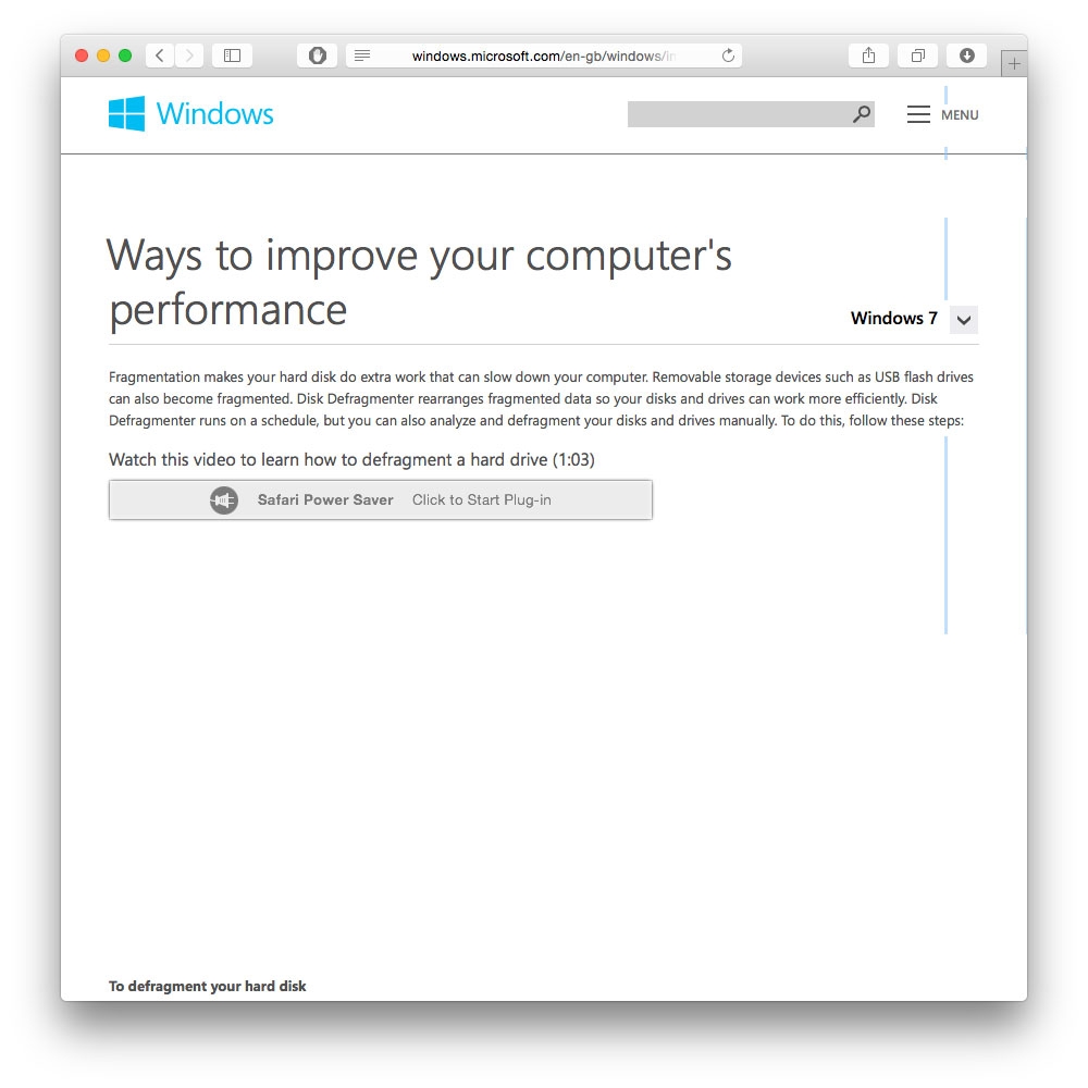 Defragging your hard drive