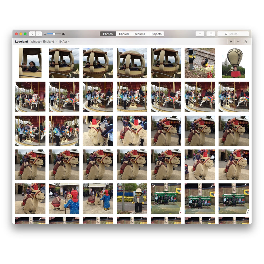 Managing a large photo library on a Mac