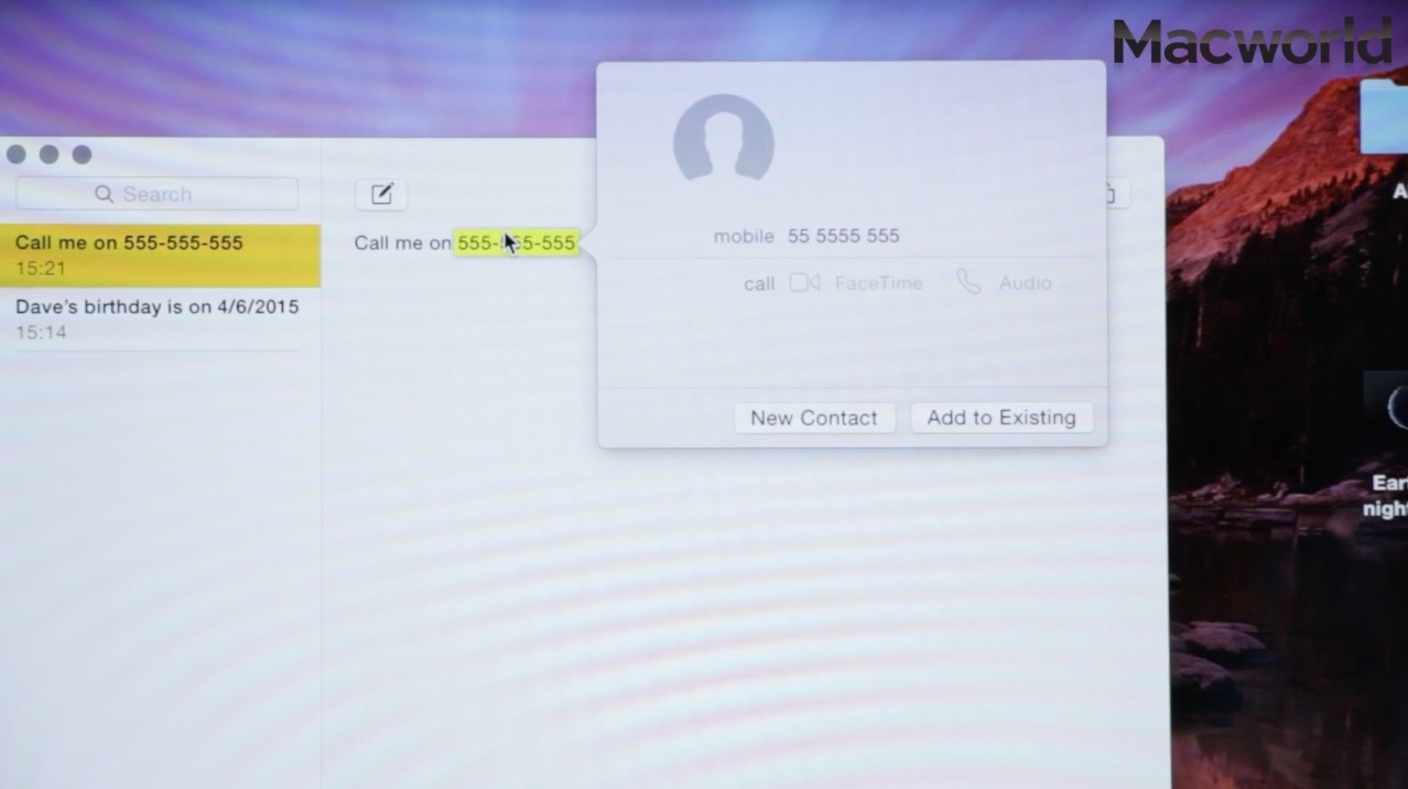 13 ways to use Force Touch on the new MacBook: Add Contacts