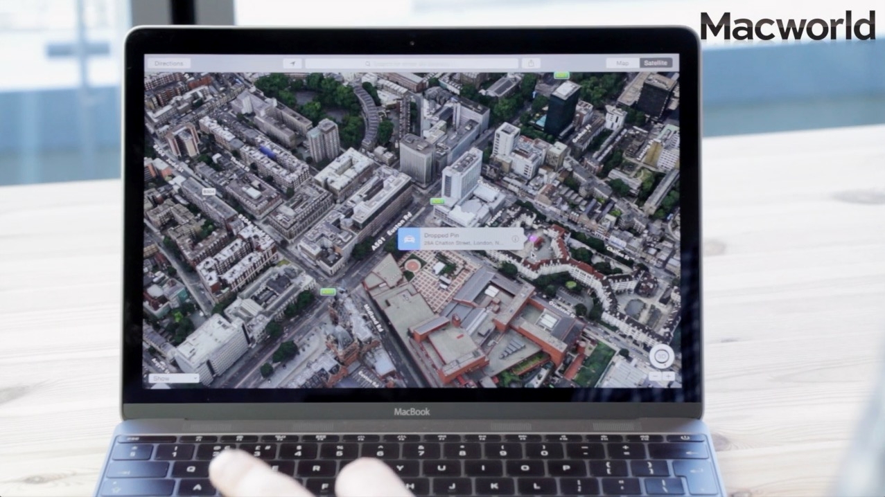 13 ways to use Force Touch on the new MacBook: Drop a Pin in Maps
