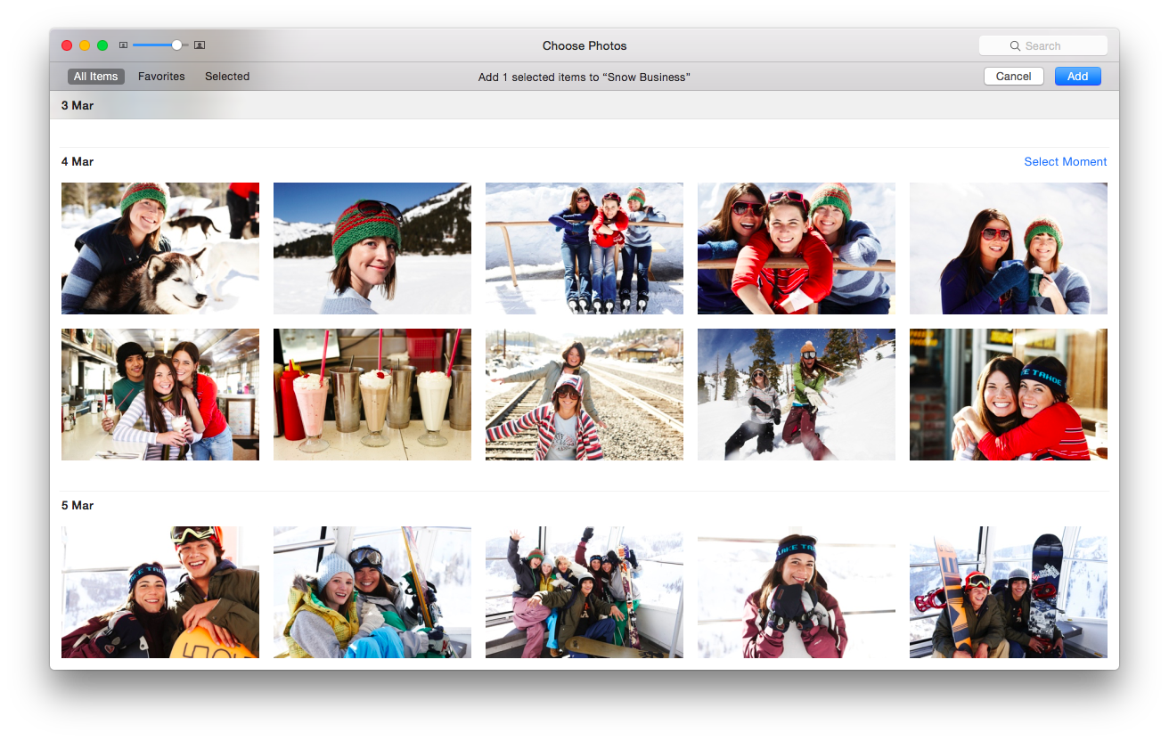 Photos and Videos