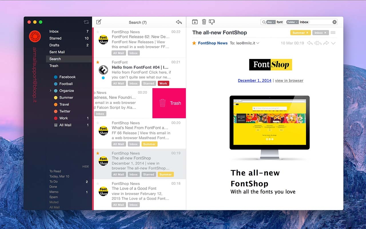 Switch email clients for more features