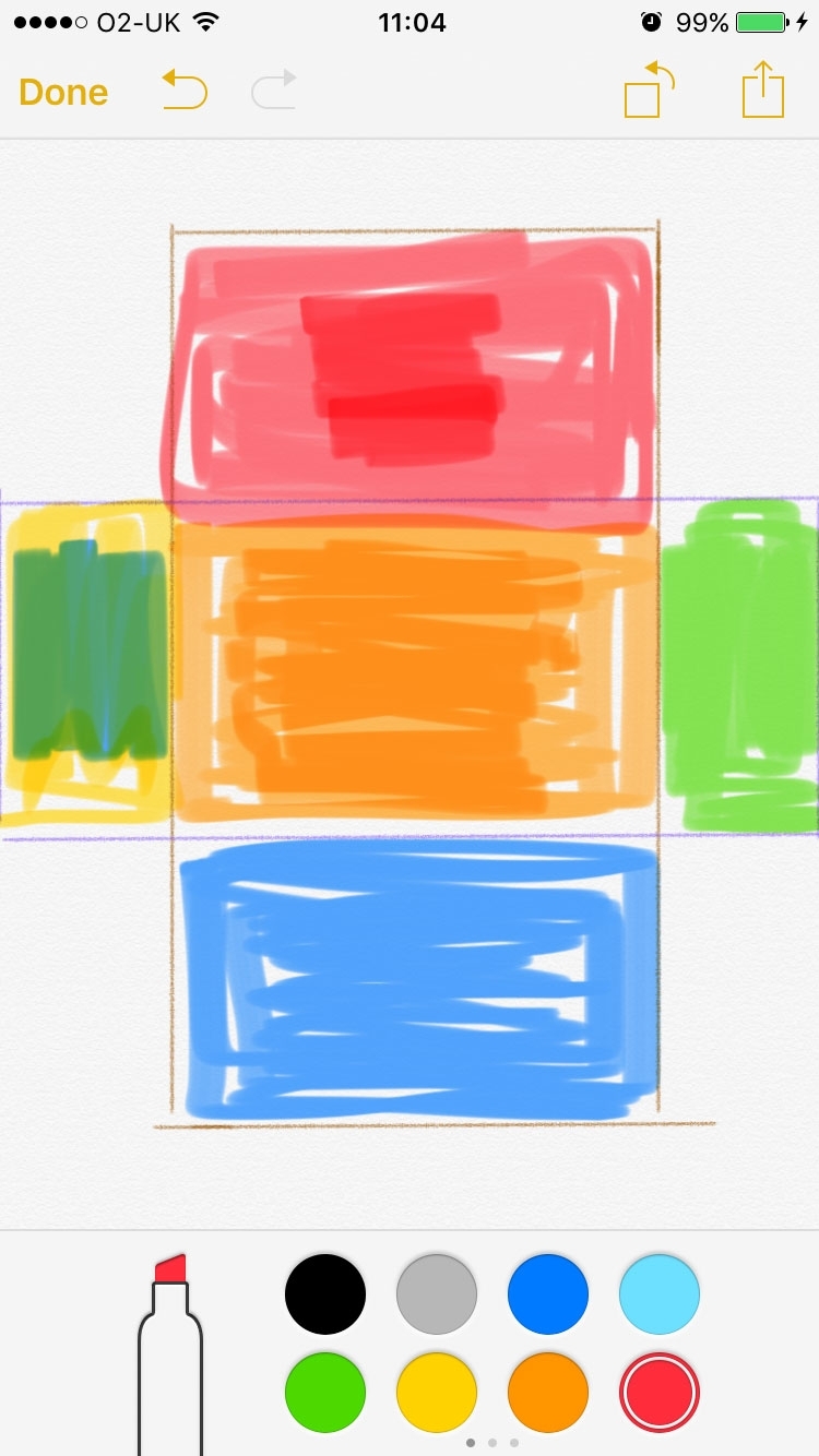 New features in Notes in iOS 9: Drawing notes in iOS 9